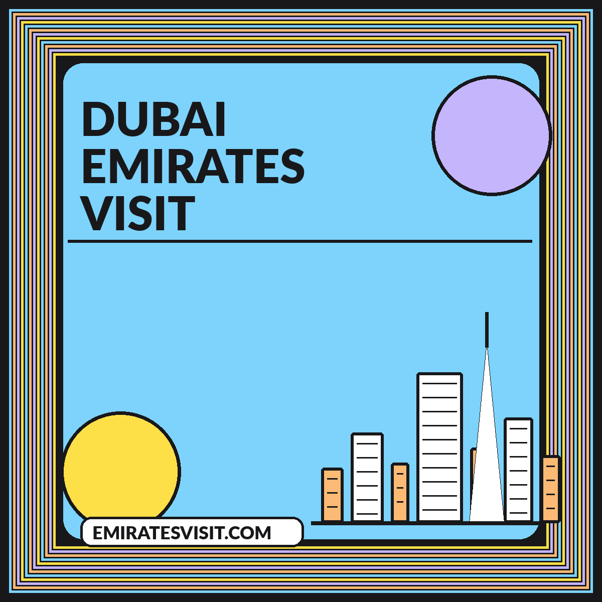 Illustrated Dubai visit guide